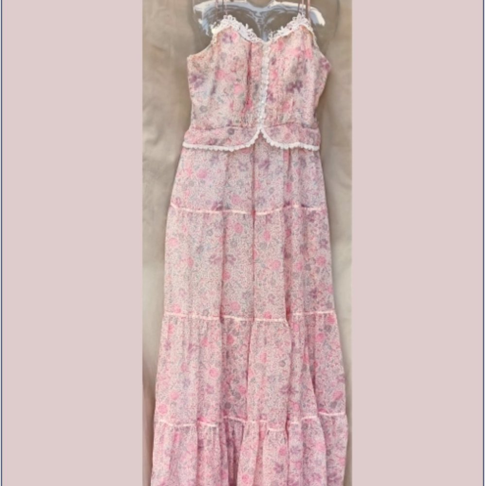 Vintage Candi Jones Maxi Sundress